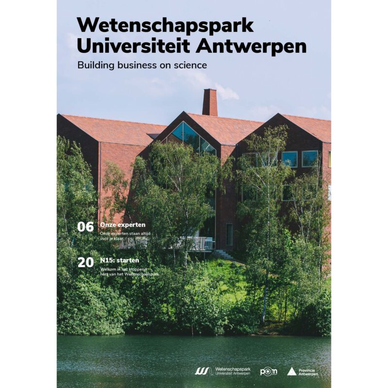 Onze studio maakte dit boekje over het wetenschapspark.